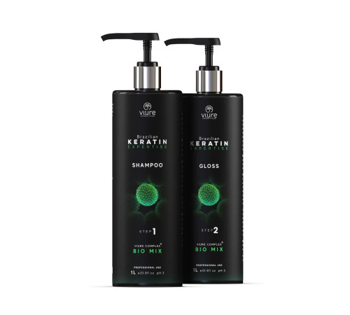 Набір нанопластики для волосся Vitaker VIURE Gloss Biomix, 2х100 г (розлив)