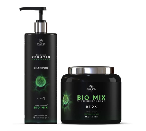 Набір ботоксу для волосся Vitaker VIURE Btox Biomix, 2х100 г (розлив)