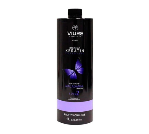 Кератин для волосся VIURE Brazilian Keratin Macadamia, 1000 мл (заводська)