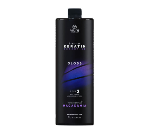 Кератин для волосся VIURE Brazilian Keratin Macadamia, 1000 мл (заводська)
