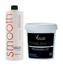 Набір ботоксу для волосся Vogue Cosmetics btox Organico Btxx 4.0, 100/200 г (розлив)
