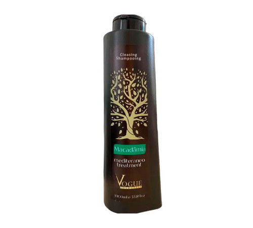 Шампунь глибокого очищення Vogue Macadamia Gloss Deep Cleansing Shampoo, 1000 мл (заводська)