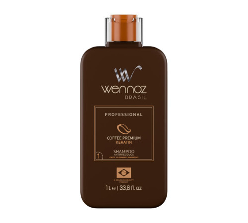 Шампунь Wennoz Brasil (Honma Tokyo) Coffee Premium Cleaning Shampoo для глибокого очищення, 200 г (розлив)