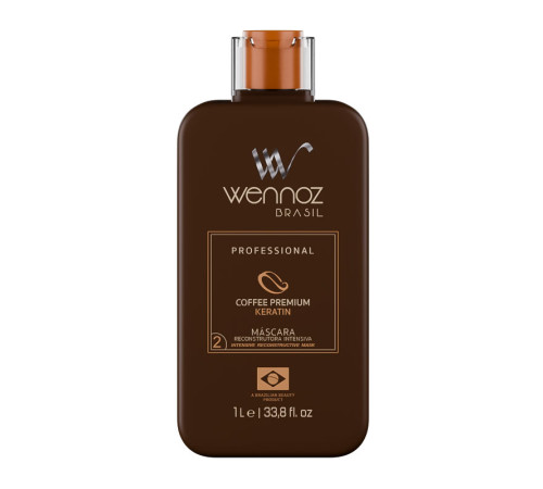 Кератин Wennoz Brasil (Honma Tokyo) Coffee Premium Keratin Intensive Reconstructive Mask, 500 г (розлив)