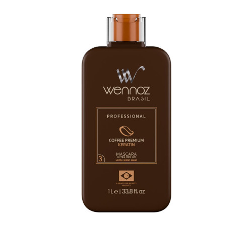Финишная маска Wennoz Brasil (Honma Tokyo) Coffee Premium Ultra Shine Mask, 1000 мл (заводская)