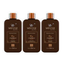 Набір кератину Wennoz Brasil (Honma Tokyo) Coffee Premium Keratin, 3х100 г (розлив)