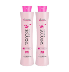 Набір бoтoкcу Wennoz Brasil (Honma Tokyo) B.Tox Strawberry для розгладження волосся, 2х100 г (розлив)