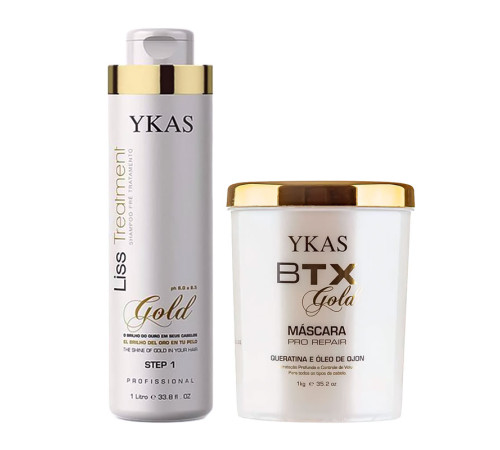 Набір бoтoкcа Ykas Gold BBTOX, 2х1000 мл (заводські)