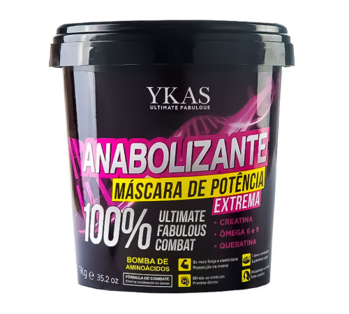 Анаболічна маска Ykas Anabolizante Capilar Mascara для капілярного екстремального відновлення волосся