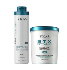 Набір ботоксу Ykas Btox Botanic Pro Repair для пошкодженого волосся, 2х100 г (розлив)
