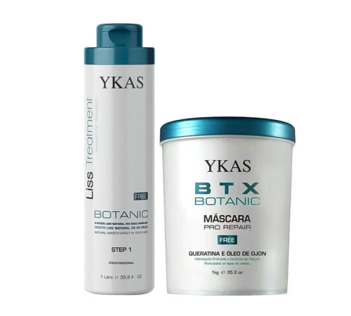 Набір ботоксу Ykas Btox Botanic Pro Repair для пошкодженого волосся, 2х1000 мл (заводські)