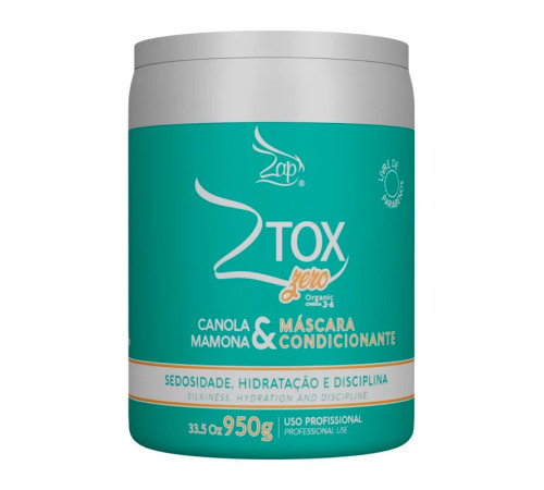 Ботокс-нанопластика Zap Ztox Zero Mask Canola & Castor Organic, 100 г (розлив)