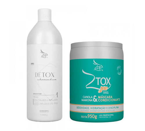 Набір ботокс-нанопластика Zap Ztox Zero Mask Canola & Castor Organic, 250/500 г (розлив)