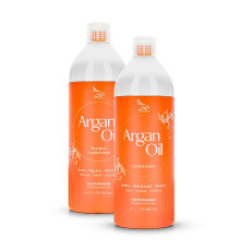 Набір Zap Argan Oil шампунь і кондиціонер для відновлення пошкодженого та фарбованого волосся, 2х100 г (розлив)