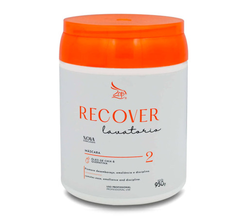 Професійна маска Zap Lavatory Recover Mask для відновлення сухого волосся, 500 г (розлив)