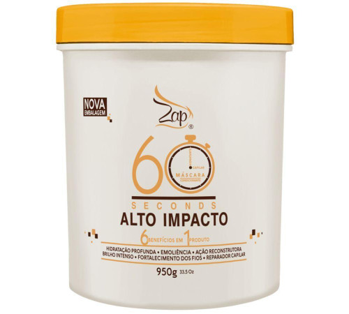 Ботокс для волосся Zap Alto Impacto 60 segundos, 100 г (розлив)