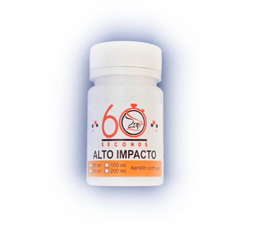 Ботокс для волосся Zap Alto Impacto 60 segundos, 100 г (розлив)