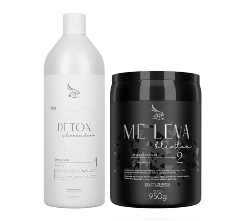 Набір ботокса Zap Me Leva Blintox для відновлення та випрямлення волосся, 30/50 г (розлив)