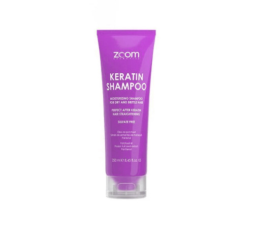 Шампунь ZOOM Keratin Shampoo безсульфатный с кератином (250 мл)