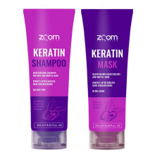 Набор для домашнего ухода ZOOM Keratin Shampoo + Mask