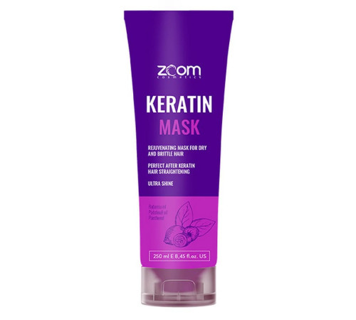 Набор для домашнего ухода за волосами ZOOM Keratin Shampoo + Mask